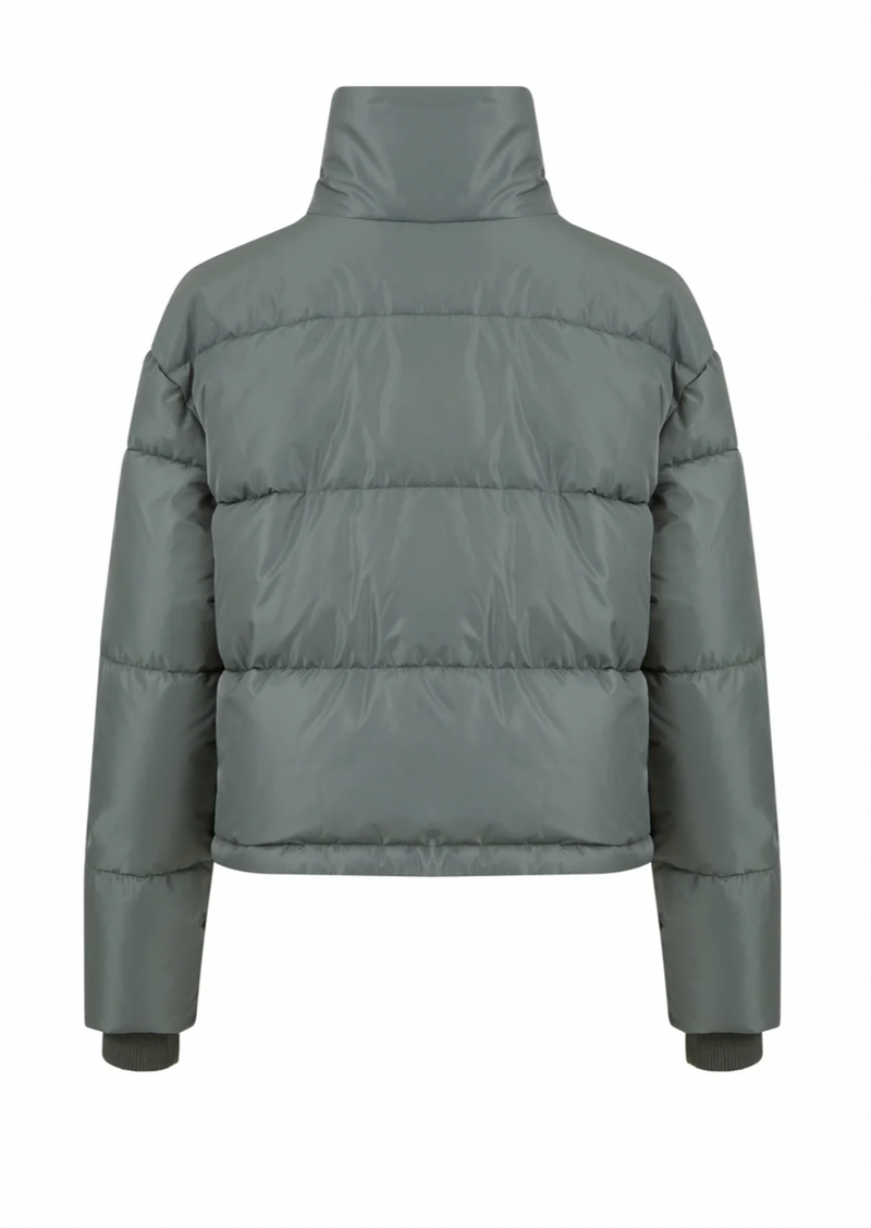 Coster Copenhagen Short Puffer Jacket - Ash Green
