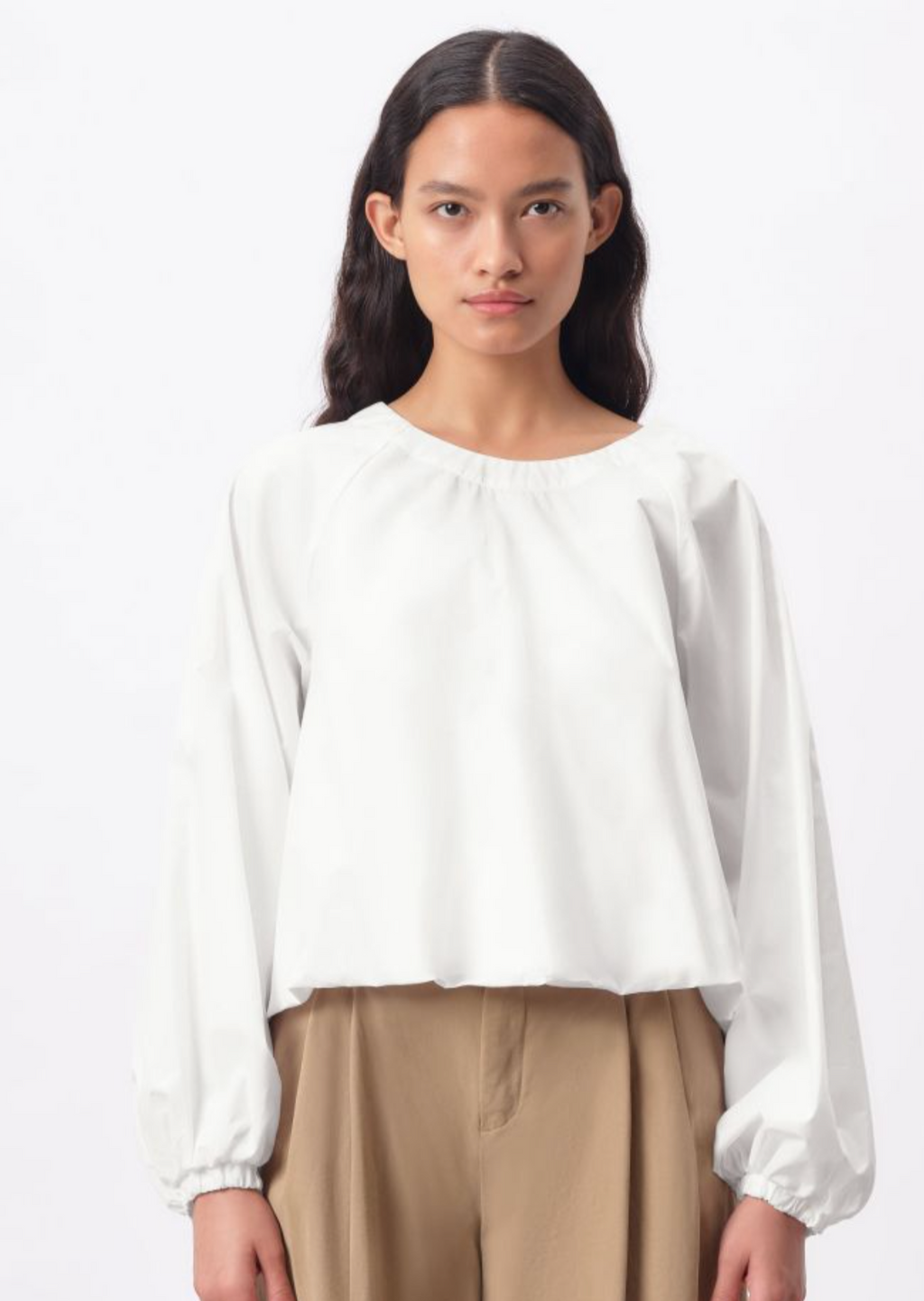 Drykornbluse "Lefaela" - white