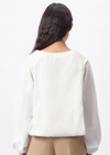 Drykornbluse "Lefaela" - white