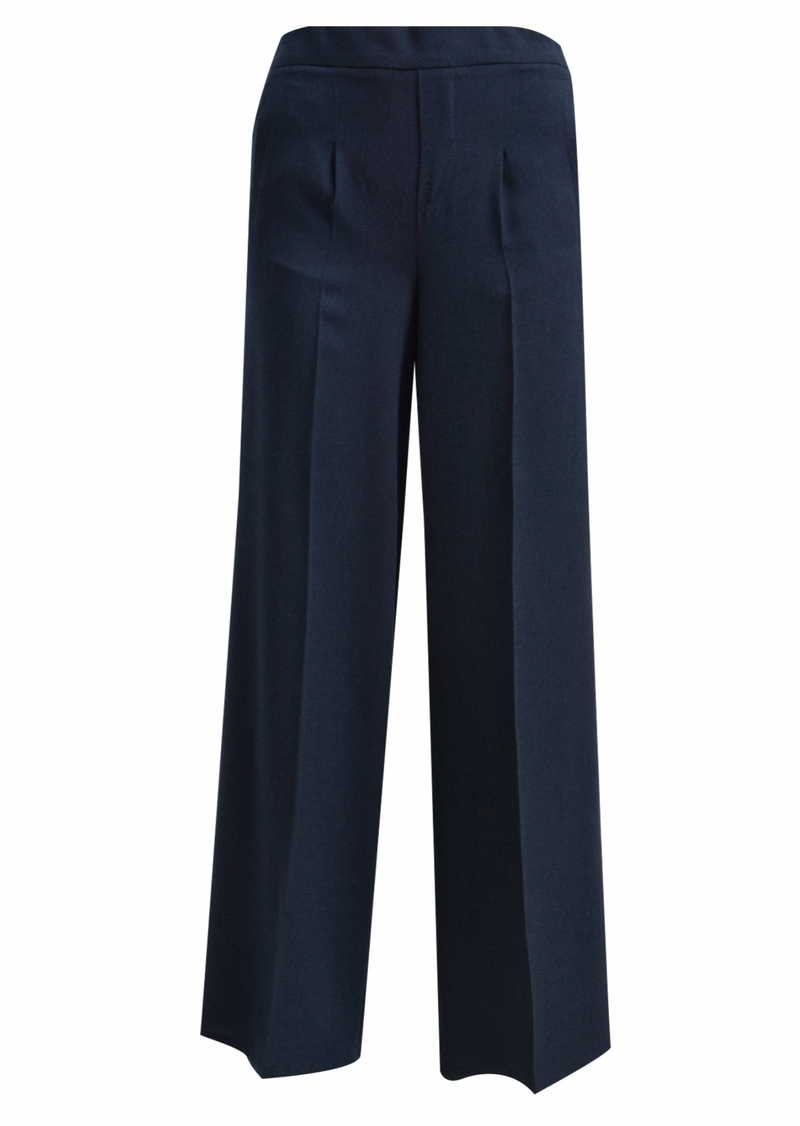 Milano Italy Wideleg Hose - Dunkelblau