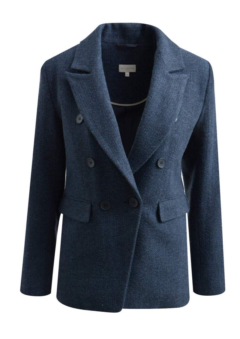 Milano Italy Blazer - Dark Blue