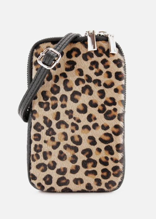 Ledertasche - Animal Print - Leopard