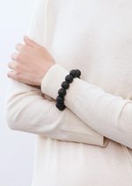 Vanessa Baroni - Beads Barcelet matt black