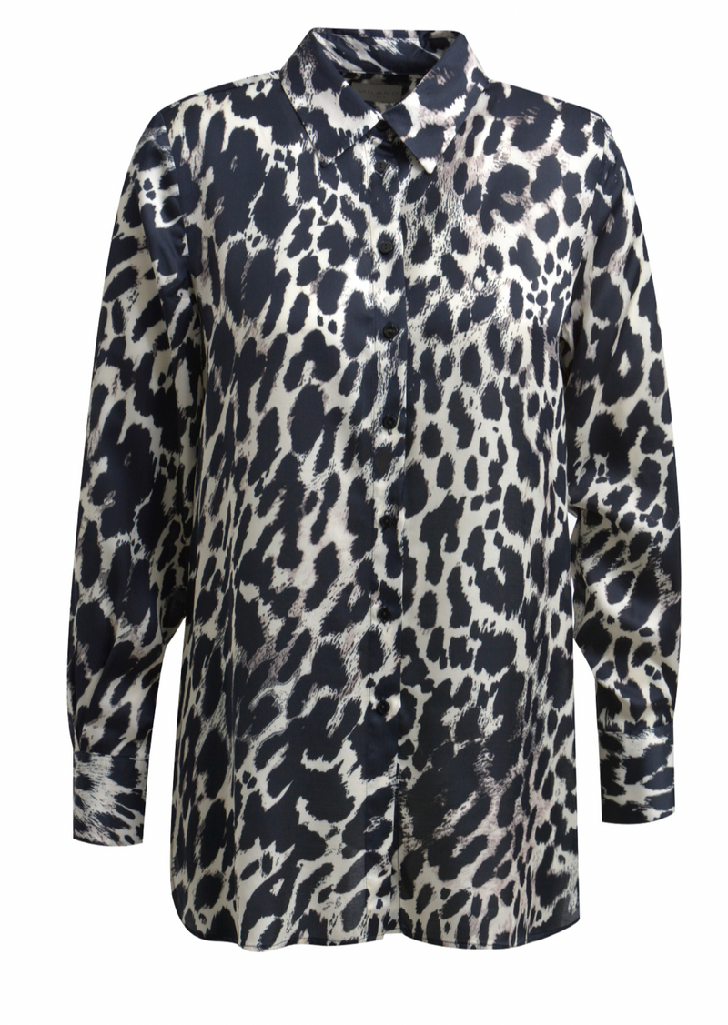 Milano Italy Bluse - Leo Print