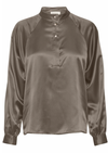 My Essential Wardrobe Bluse "Estelle" - Walnut