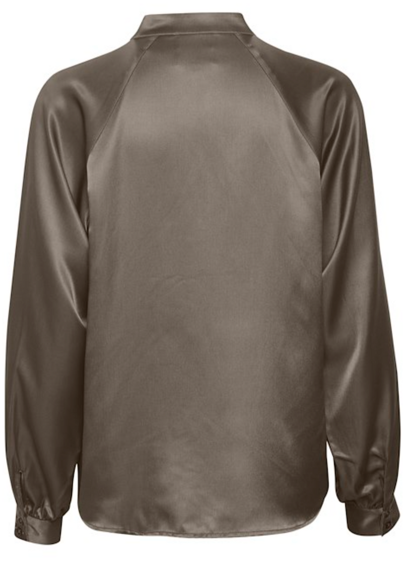 My Essential Wardrobe Bluse "Estelle" - Walnut