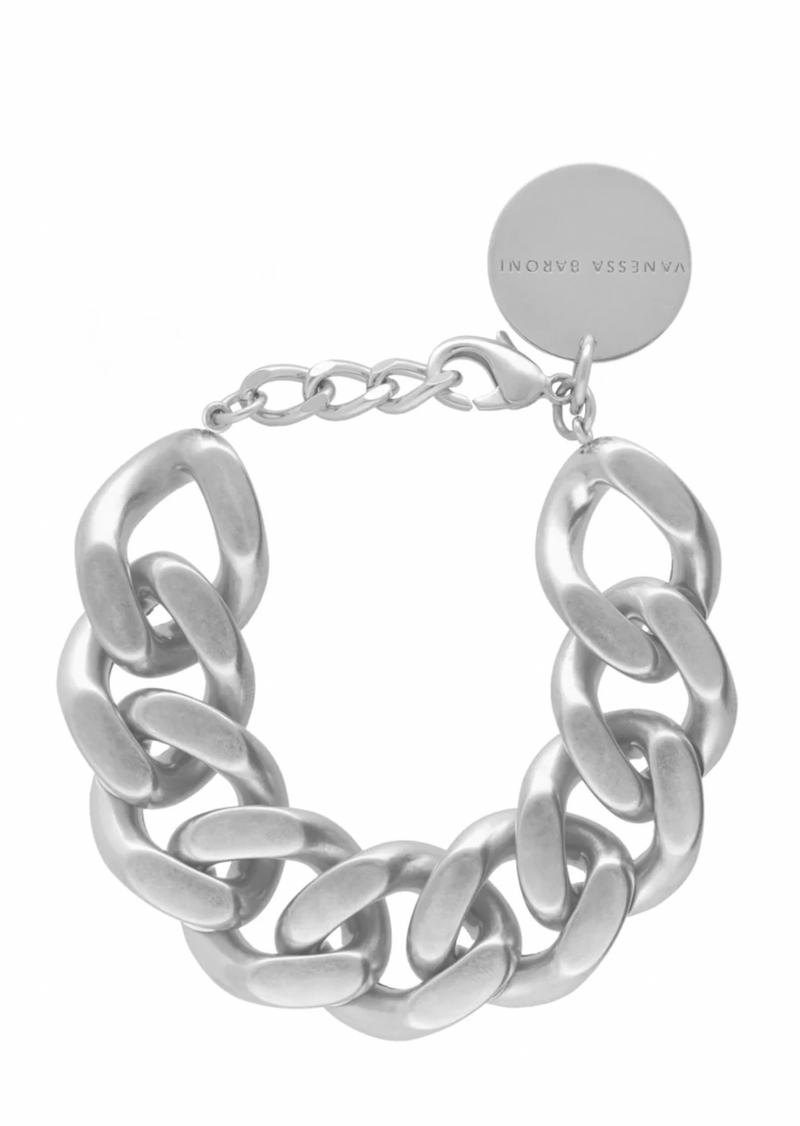 Vanessa Baroni - Flat Chain Bracelet - Silver vintage