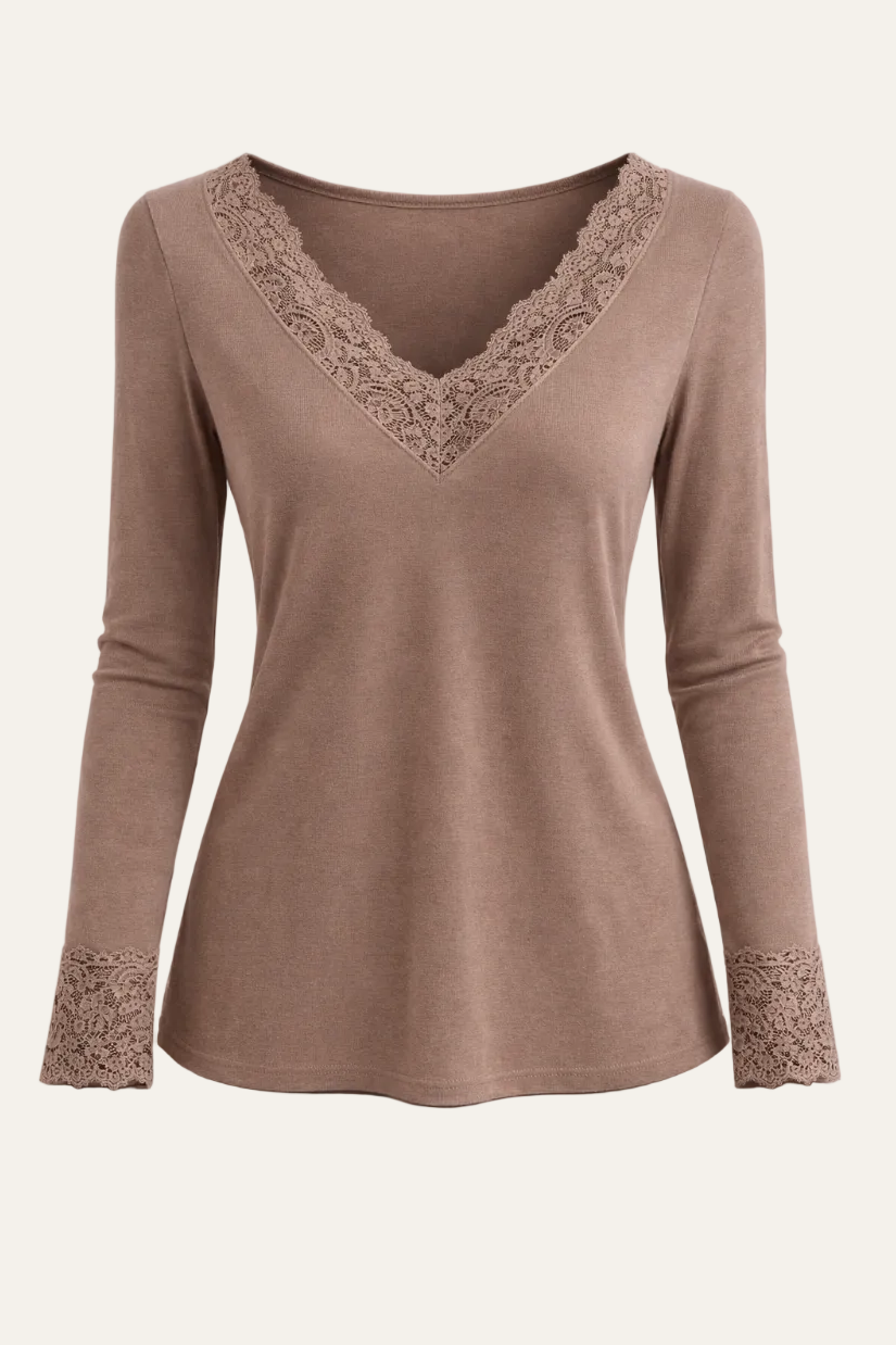 Spitzenlongsleeve "Spenunaa"