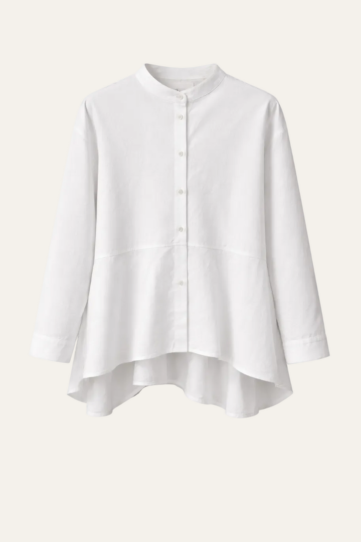 Oversized Bluse mit Schrägschnitt