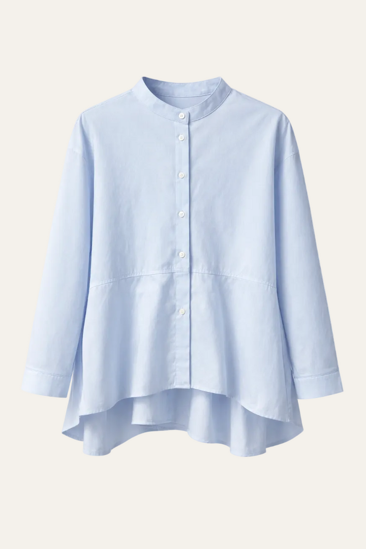 Oversized Bluse mit Schrägschnitt