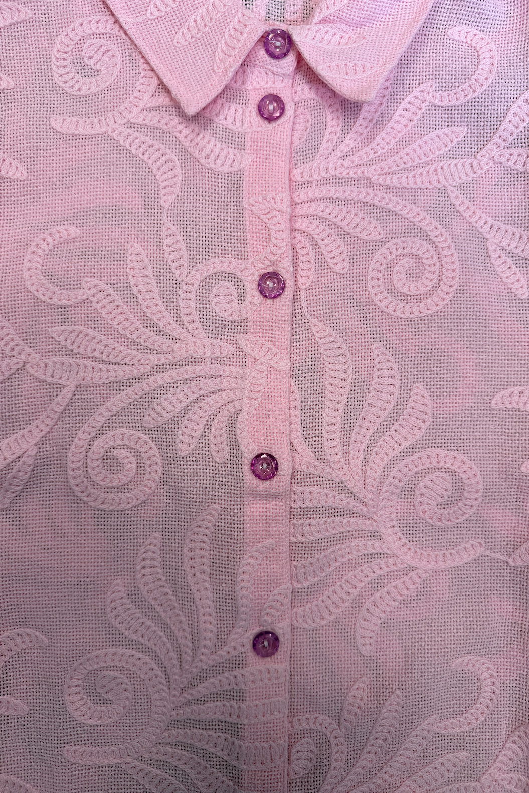 Milano Italy - Bluse mit Strukturmuster