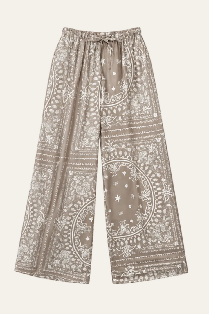 Gemusterte Hose mit Gummizug "Gellyy"