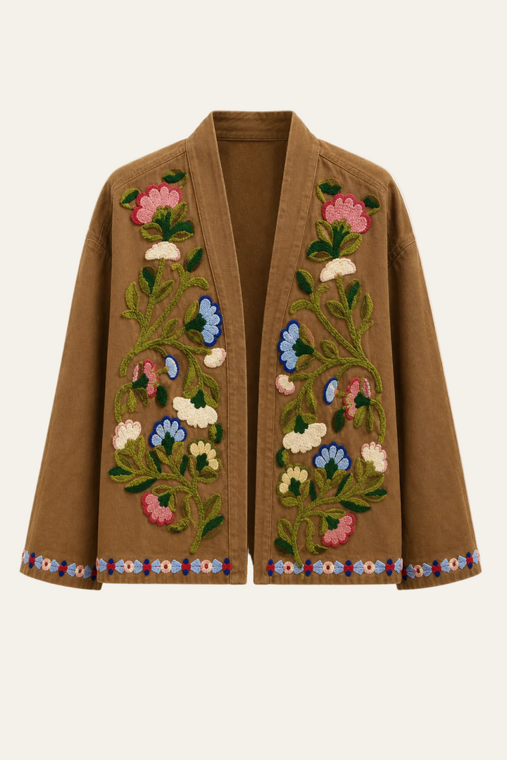 Bindejacke mit Strickdetails "Bendoraa"