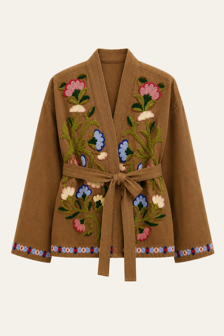 Bindejacke mit Strickdetails "Bendoraa"