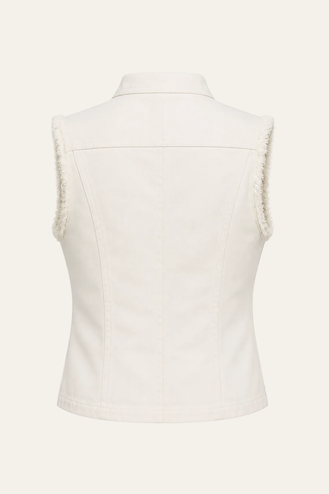 Jeansweste mit Zierknöpfen "Jaline"