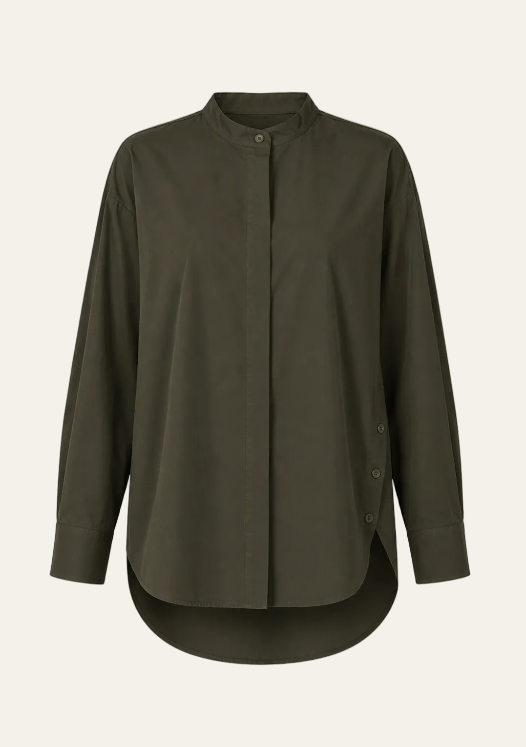 Bluse mit verdeckter Knopfleiste "Belunyy"
