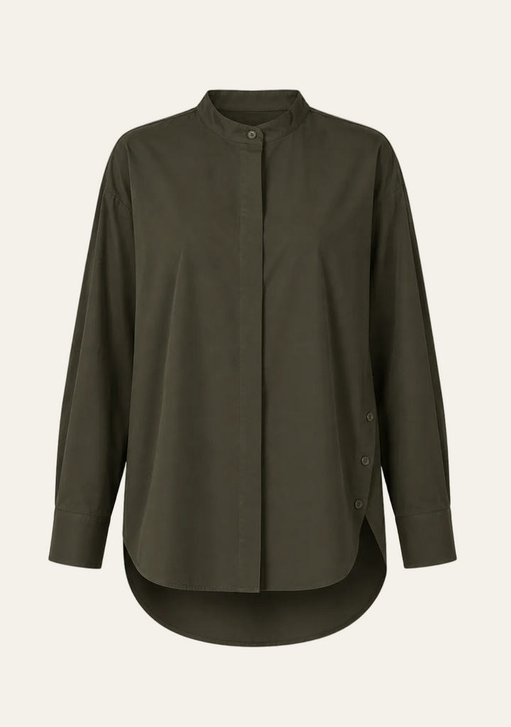 Bluse mit verdeckter Knopfleiste "Belunyy"