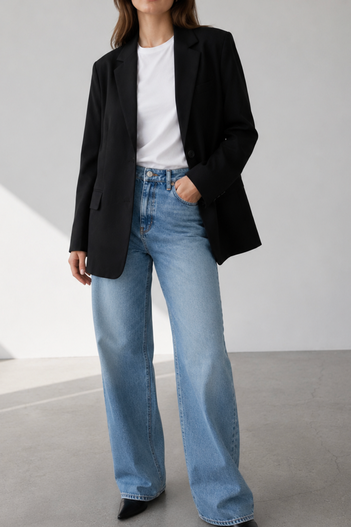 Blazer mit Asymmetrischen Rücken-Design "Balanyy"