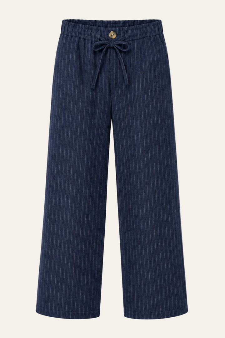 Nadelstreifenhose mit Bindegürtel "Nadaraa"