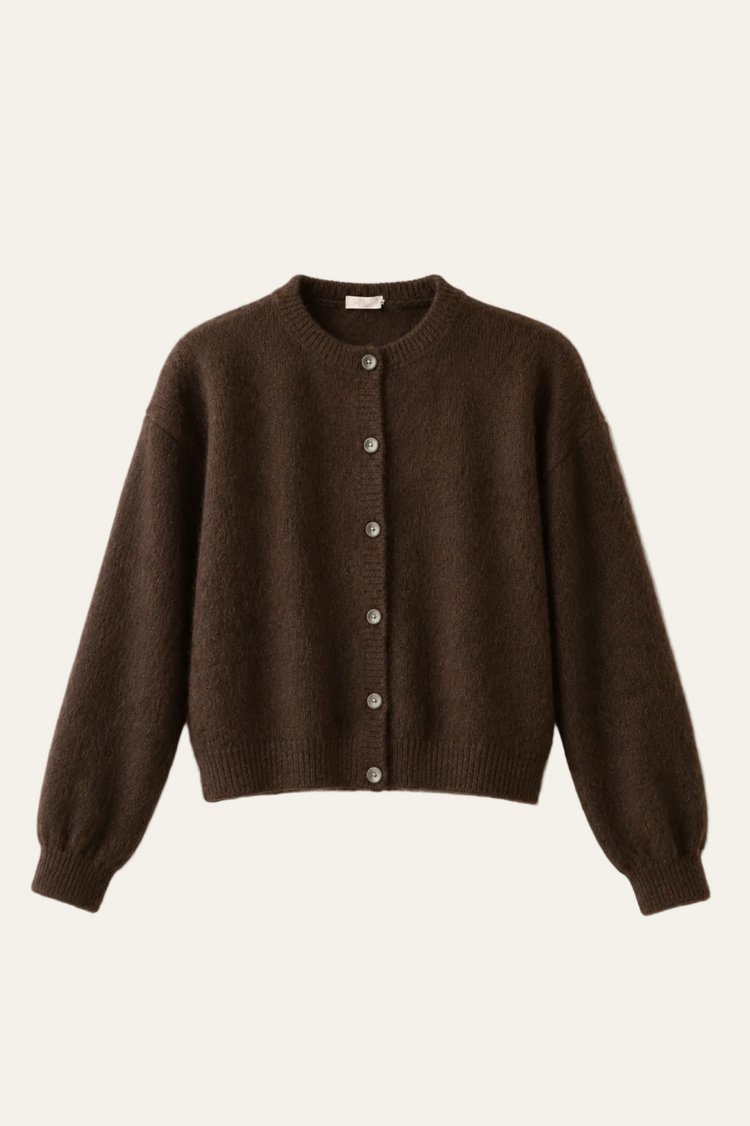 Strickjacke Rundhals-Ausschnitt "Stellaa"