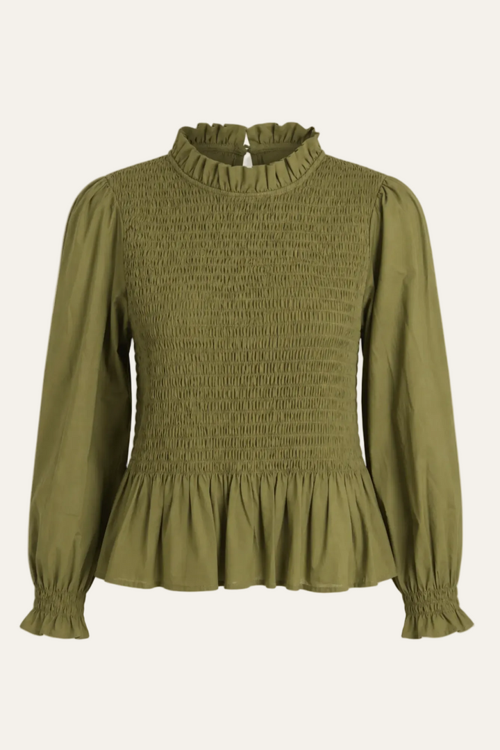 Gesmokte Bluse "Gerlindee"