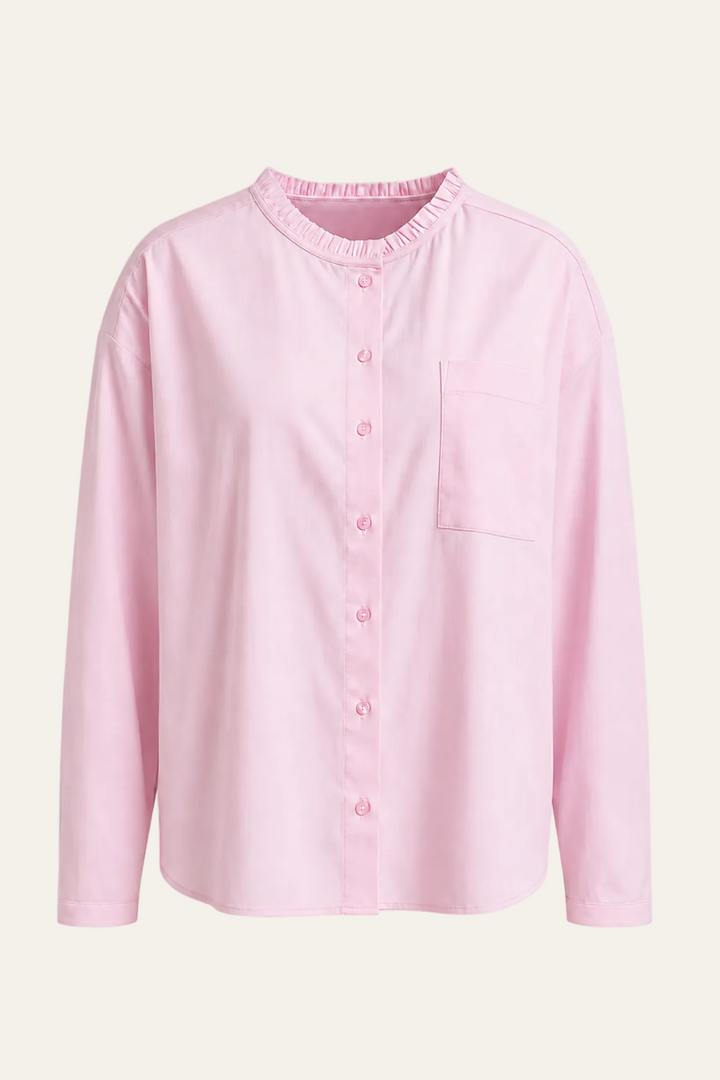 Milano Italy - Bluse "Ruffled collar"