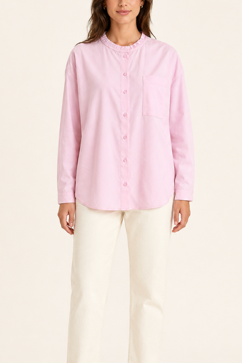 Milano Italy - Bluse "Ruffled collar"