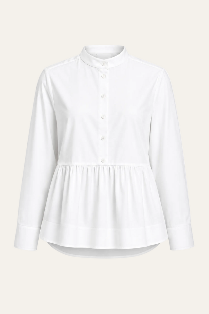 Milano Italy - Bluse "Stand up collar"