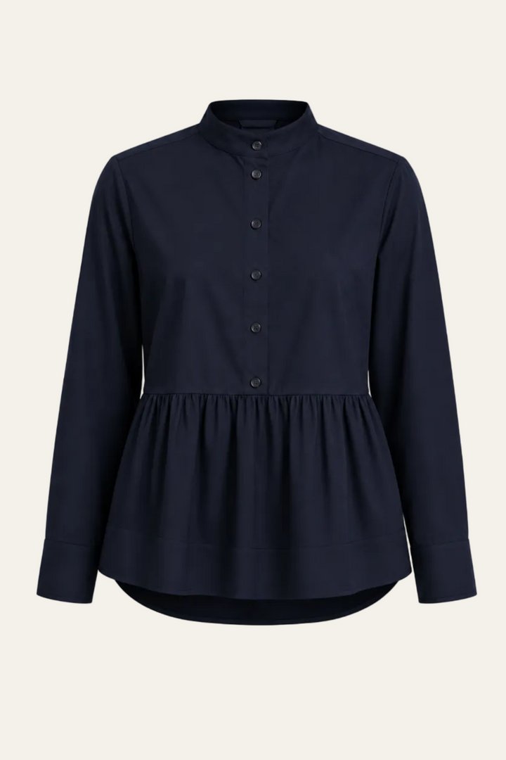 Milano Italy - Bluse "Stand up collar"