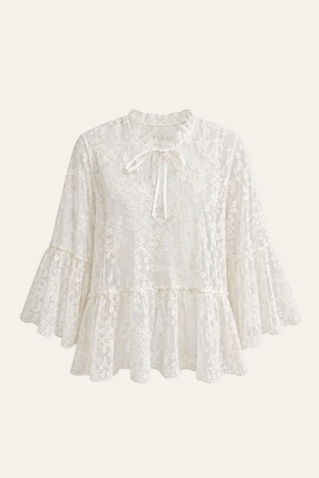 Milano Italy - Bluse "Ruffle on neck"