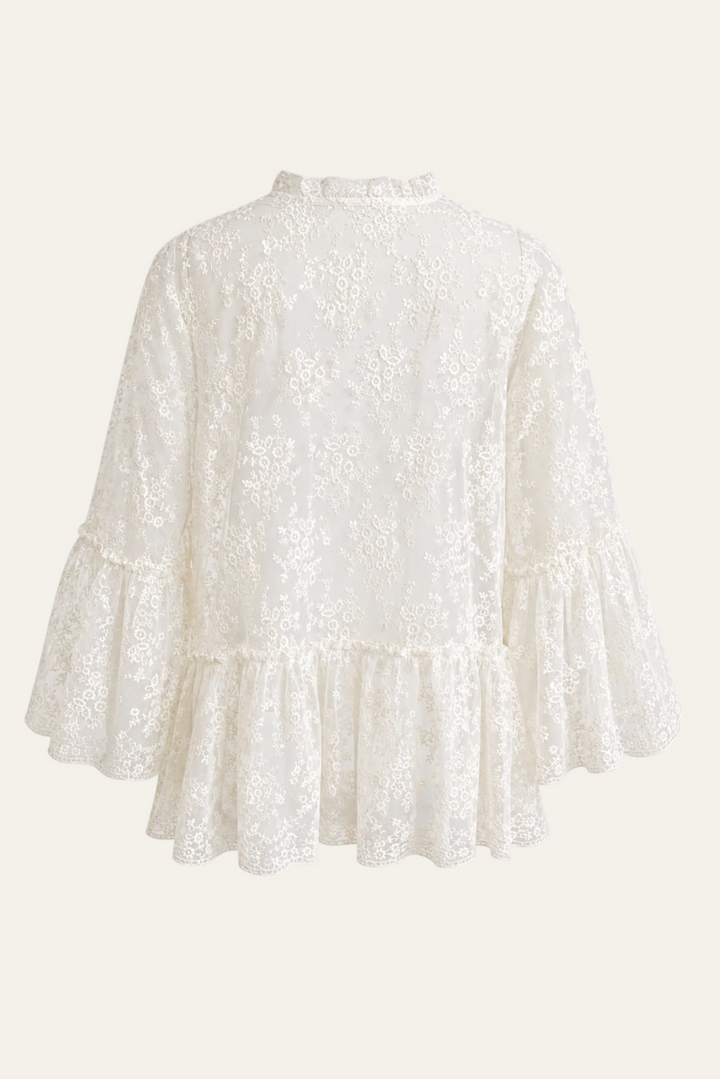 Milano Italy - Bluse "Ruffle on neck"