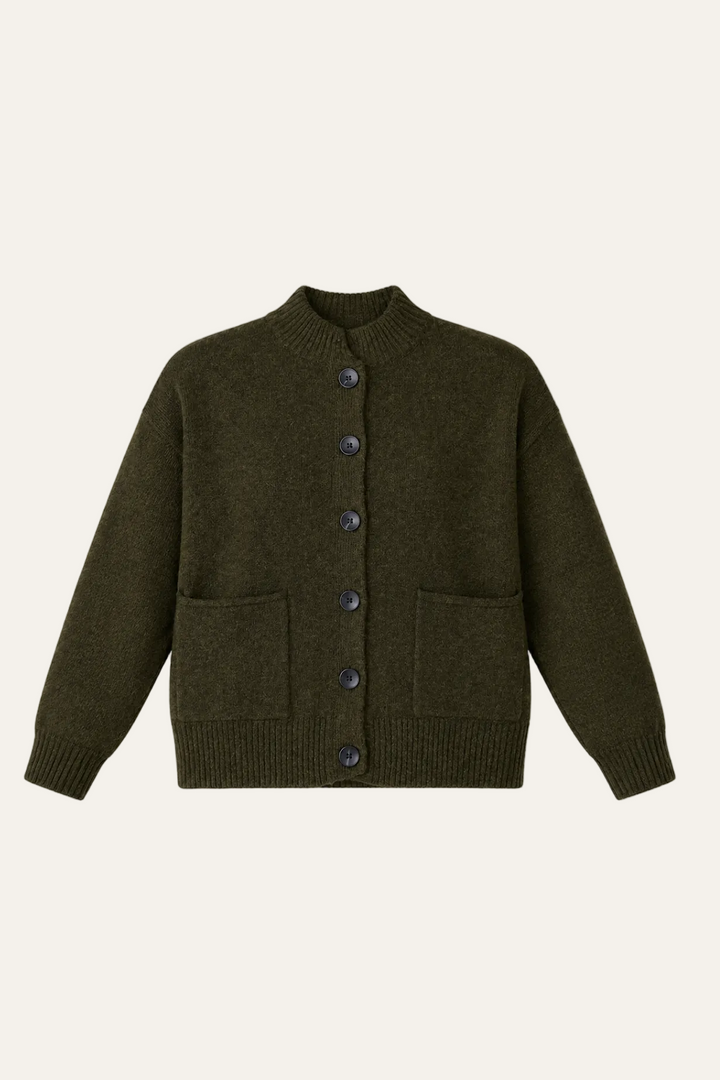 Strickjacke mit aufgesetzten Taschen "Sassyy"