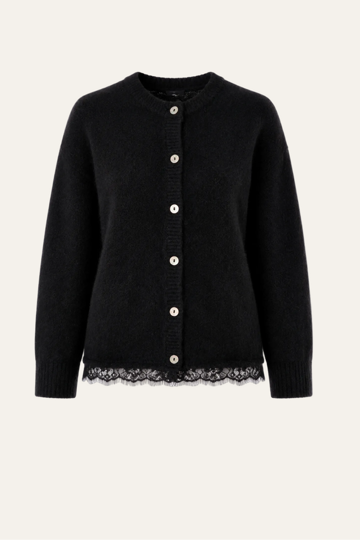 Milano Italy - Strickjacke mit Spitze