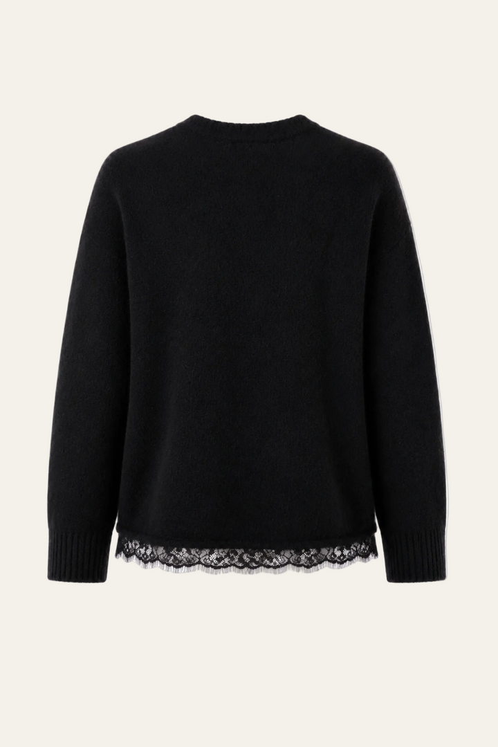 Milano Italy - Strickjacke mit Spitze