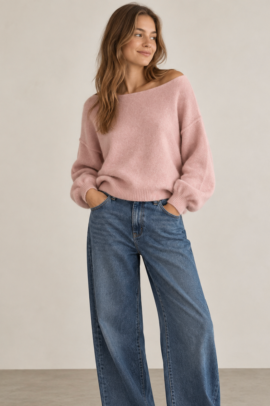 Off-Shoulder Pullover "Omaliaa"