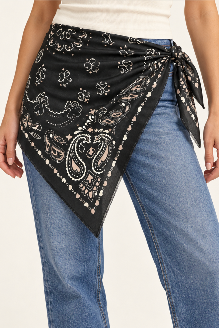Großes Tuch mit Paisleymuster "Grunaldyy"
