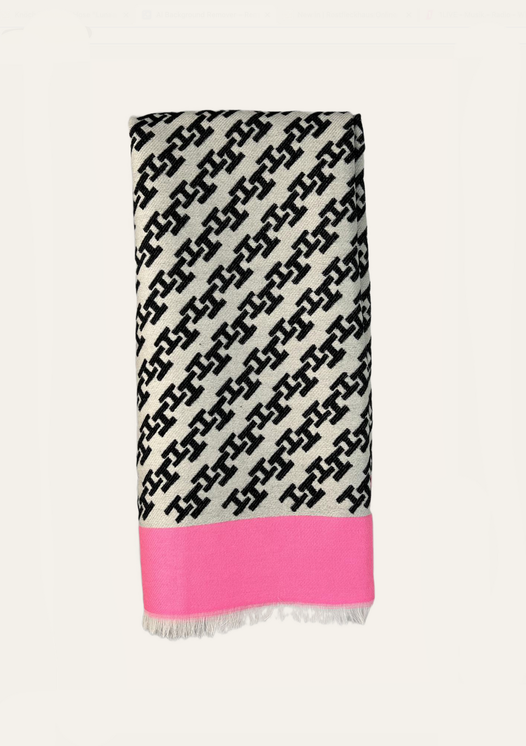 Gemusterter Strickschal  "Hermasos"