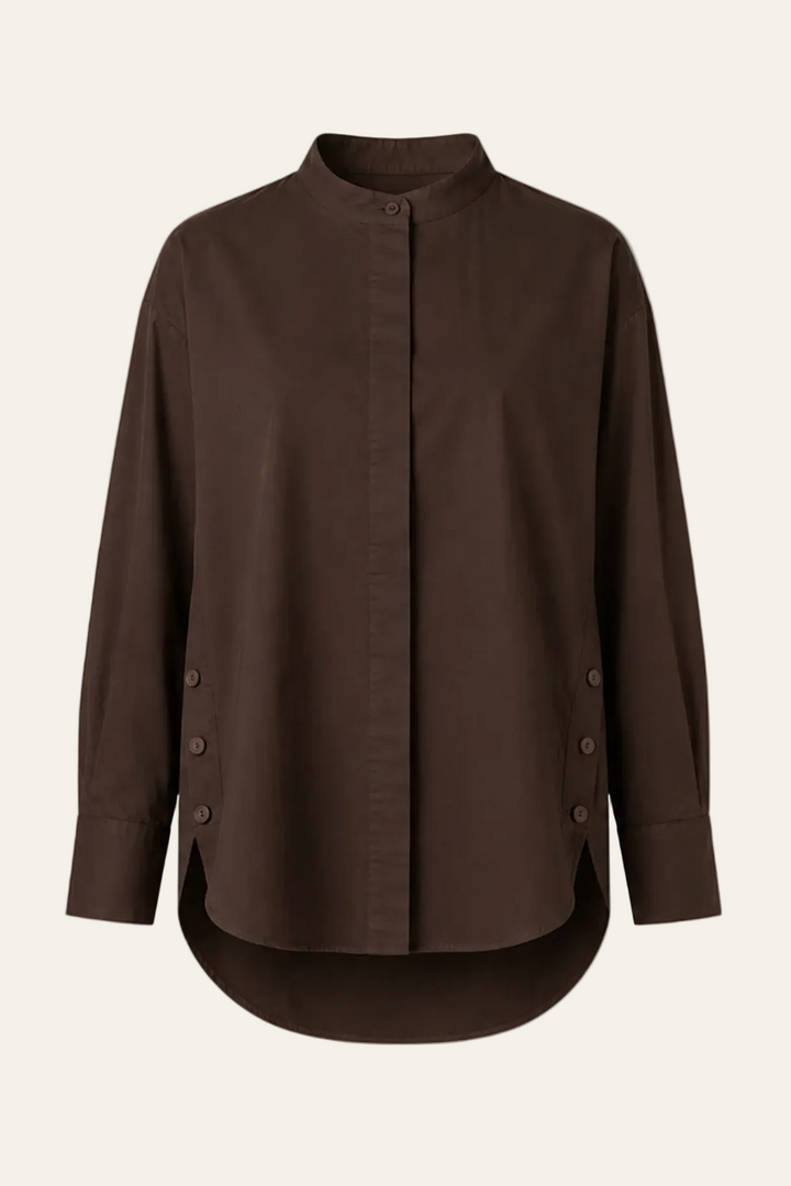 Bluse mit verdeckter Knopfleiste "Belunyy"