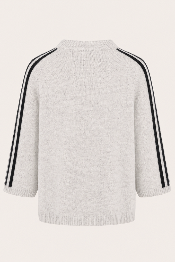 Strickjacke mit Kontraststreifen "Swalidaa"