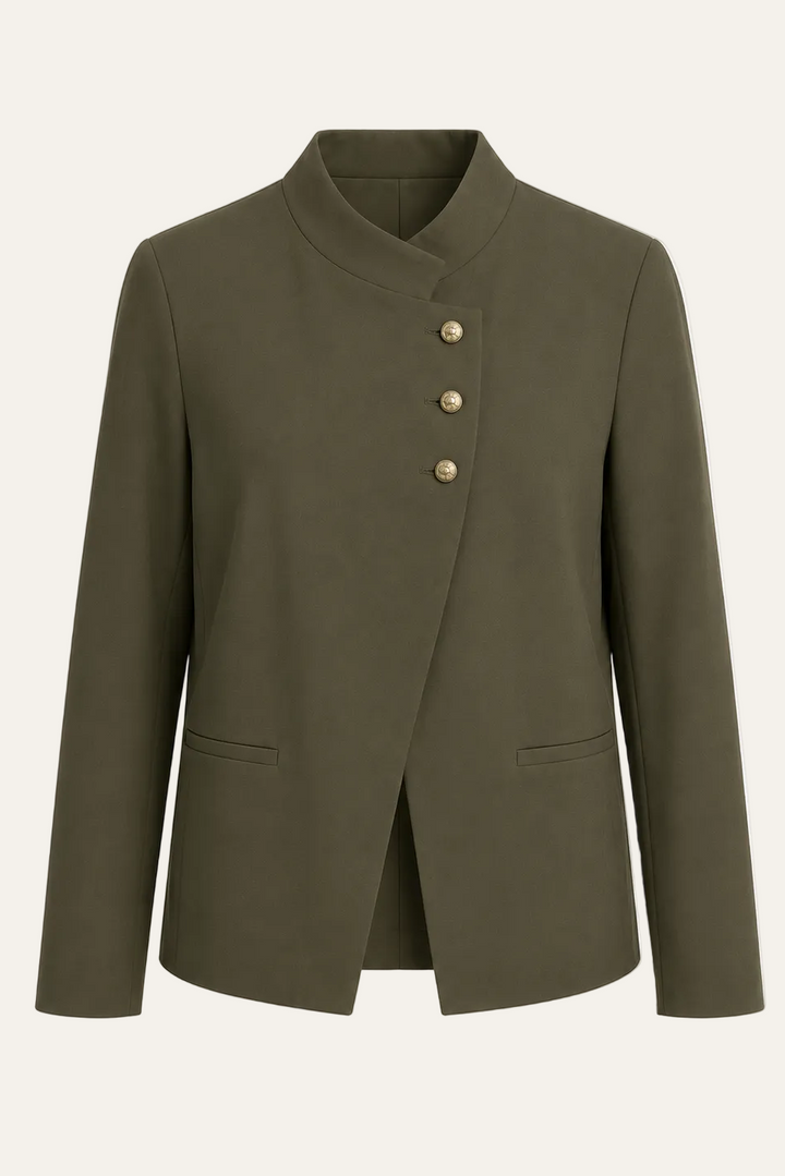 Blazer mit Goldknöpfen