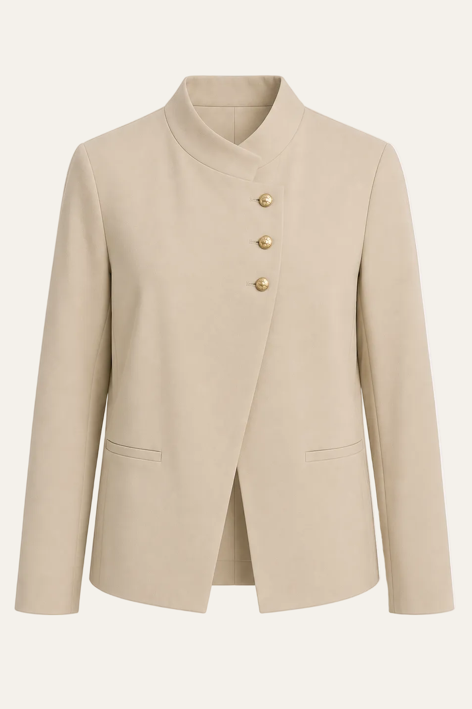 Blazer mit Goldknöpfen