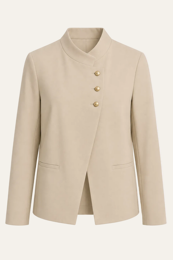 Blazer mit Goldknöpfen