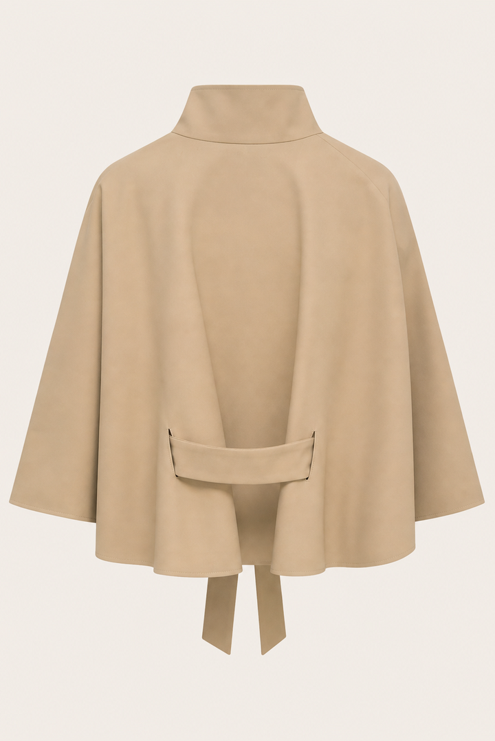 Cape mit Bindegürtel "Cubeyy"