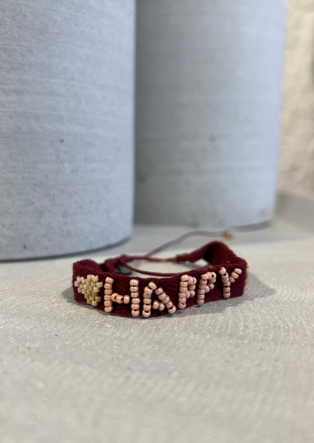 Lua - Happy Armband -  Bordeaux-Rot