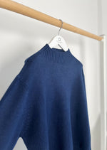 Turtleneck Pullover - Navy