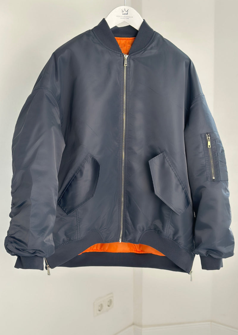 Bomberjacket - Anea - Grey Blue