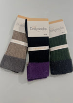 Dailysocks "Caroline" - grün/grau
