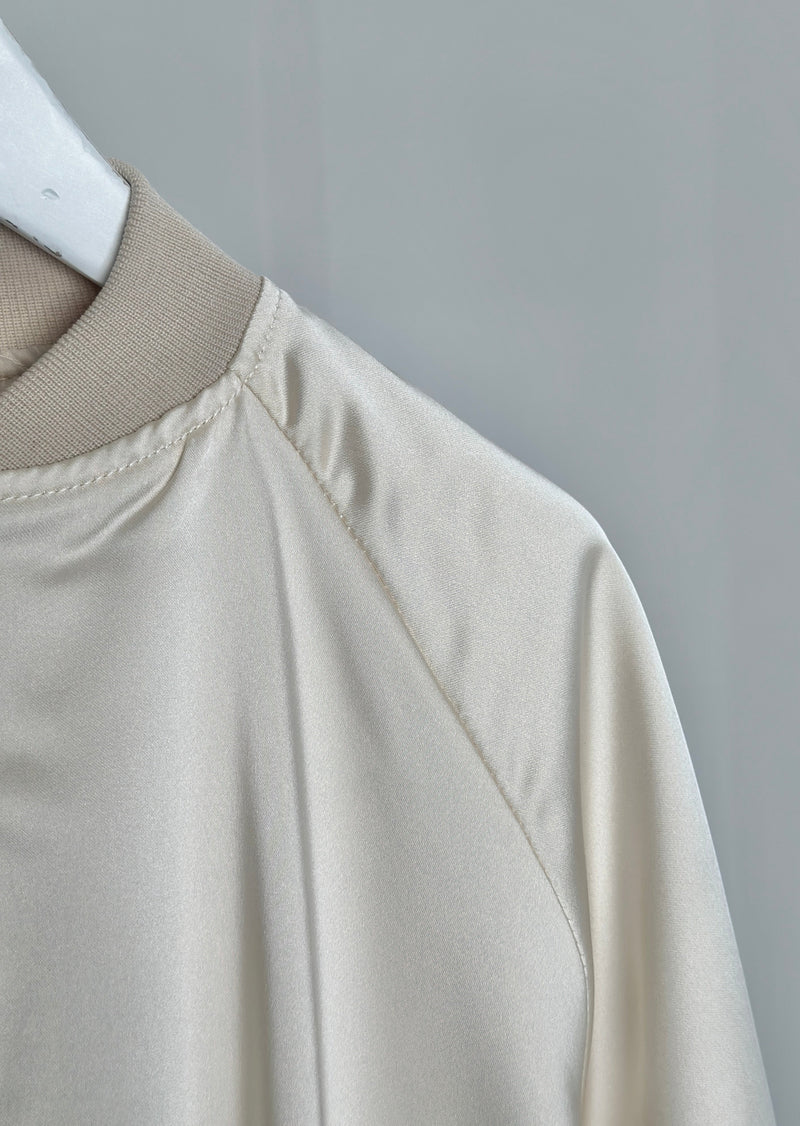 Satin- Bomber "Anek" - Creme