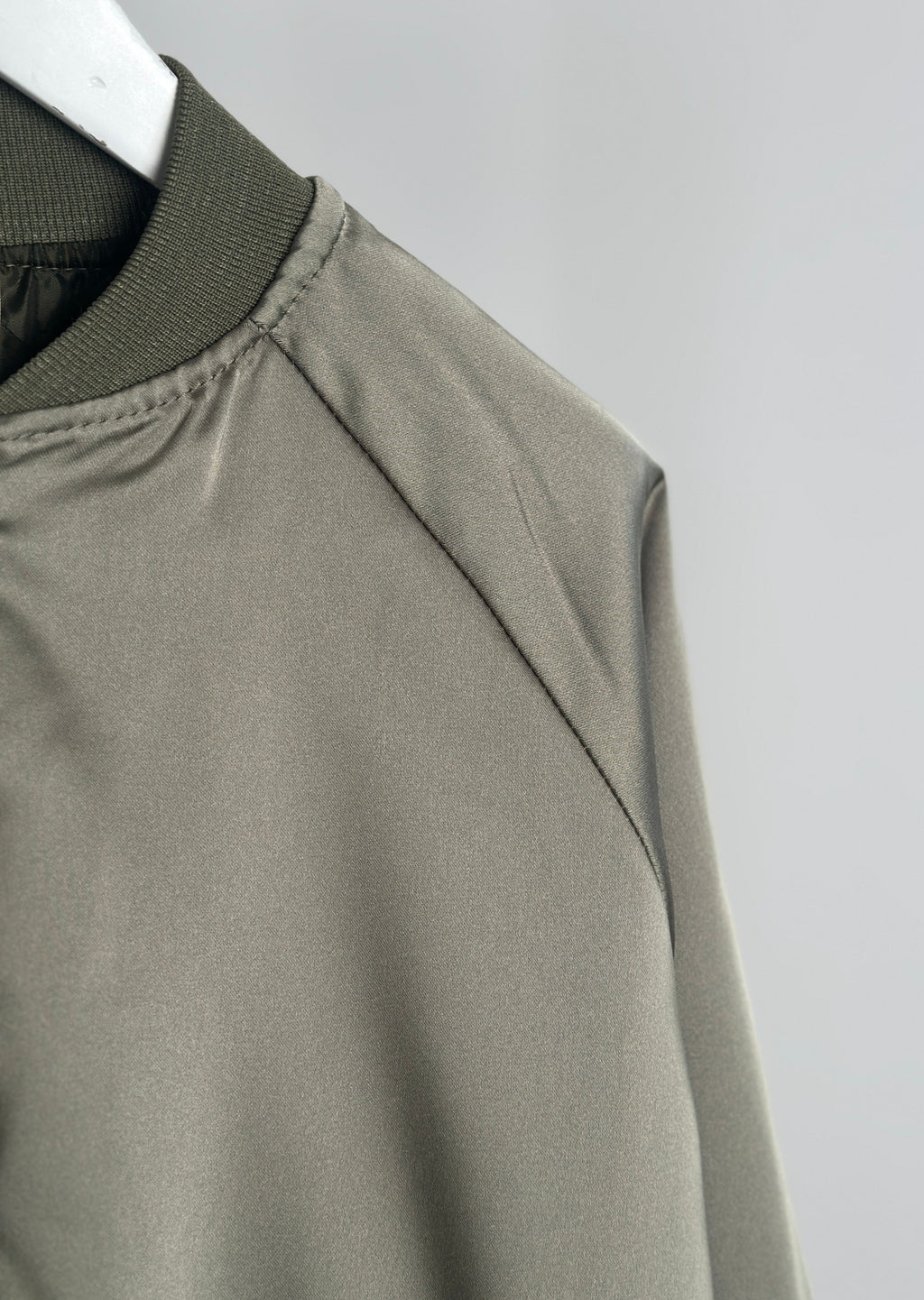 Satin- Bomber "Anek" - Khaki