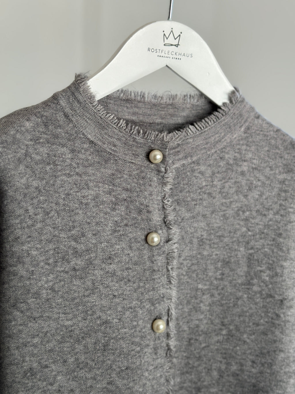 Strickcardigan "Leja" - Grau